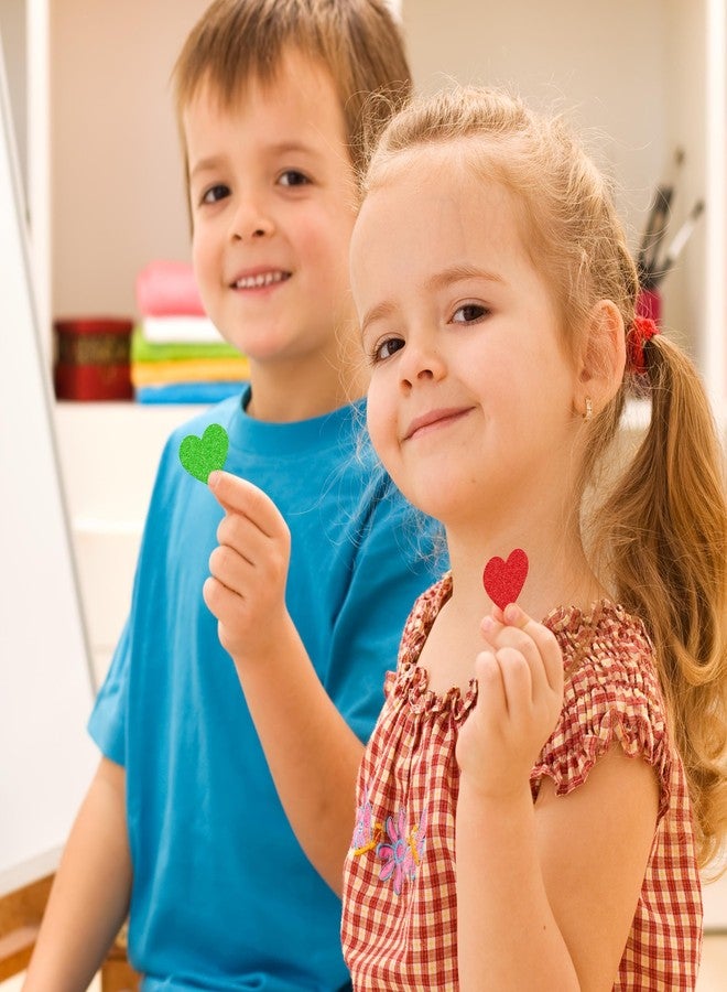 مجموعة ملصقات قلوب لامعة من فيلاتيفيو، 1200 قطعة، مقاس 1 بوصة، 8 ألوان، ذاتية اللصق، مصنوعة من رقائق معدنية، مثالية للأطفال، ومكافآت المعلمين، وحوافز الفصول الدراسية، وعيد الحب، وحفلات الزفاف، ولختم الأظرف. - Image 2